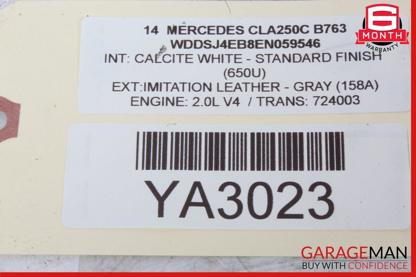 14-18 Mercedes W117 CLA250 CLA45 Front Right Door Window Regulator Motor Unit