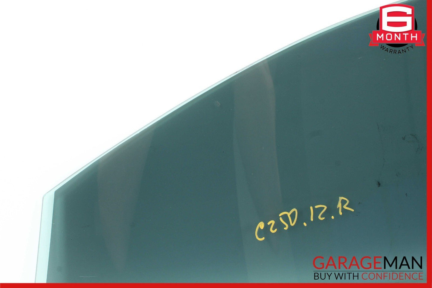 12-14 Mercedes W204 C250 Coupe Front Right Passenger Side Door Window Glass OEM