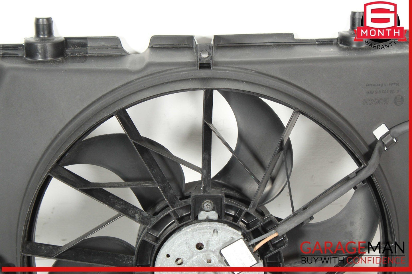 97-04 Mercedes R170 SLK230 C230 Engine Cooling Radiator Fan Motor Shroud Assy