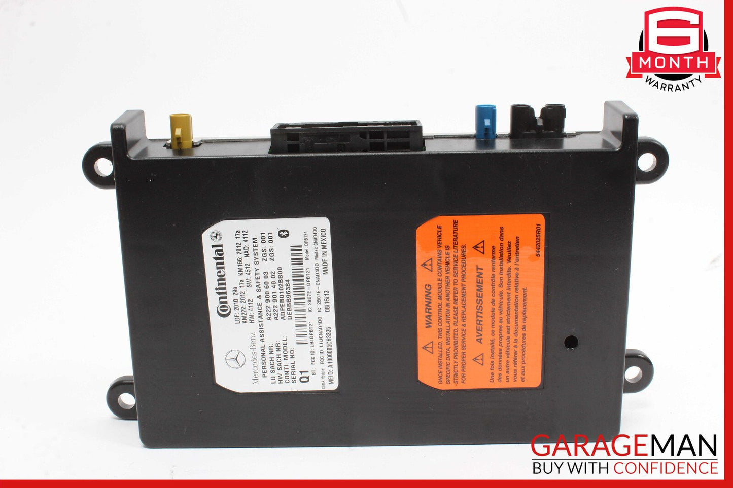 10-20 Mercedes W212 E350 GL450 SL400 Communication Control Module Unit OEM