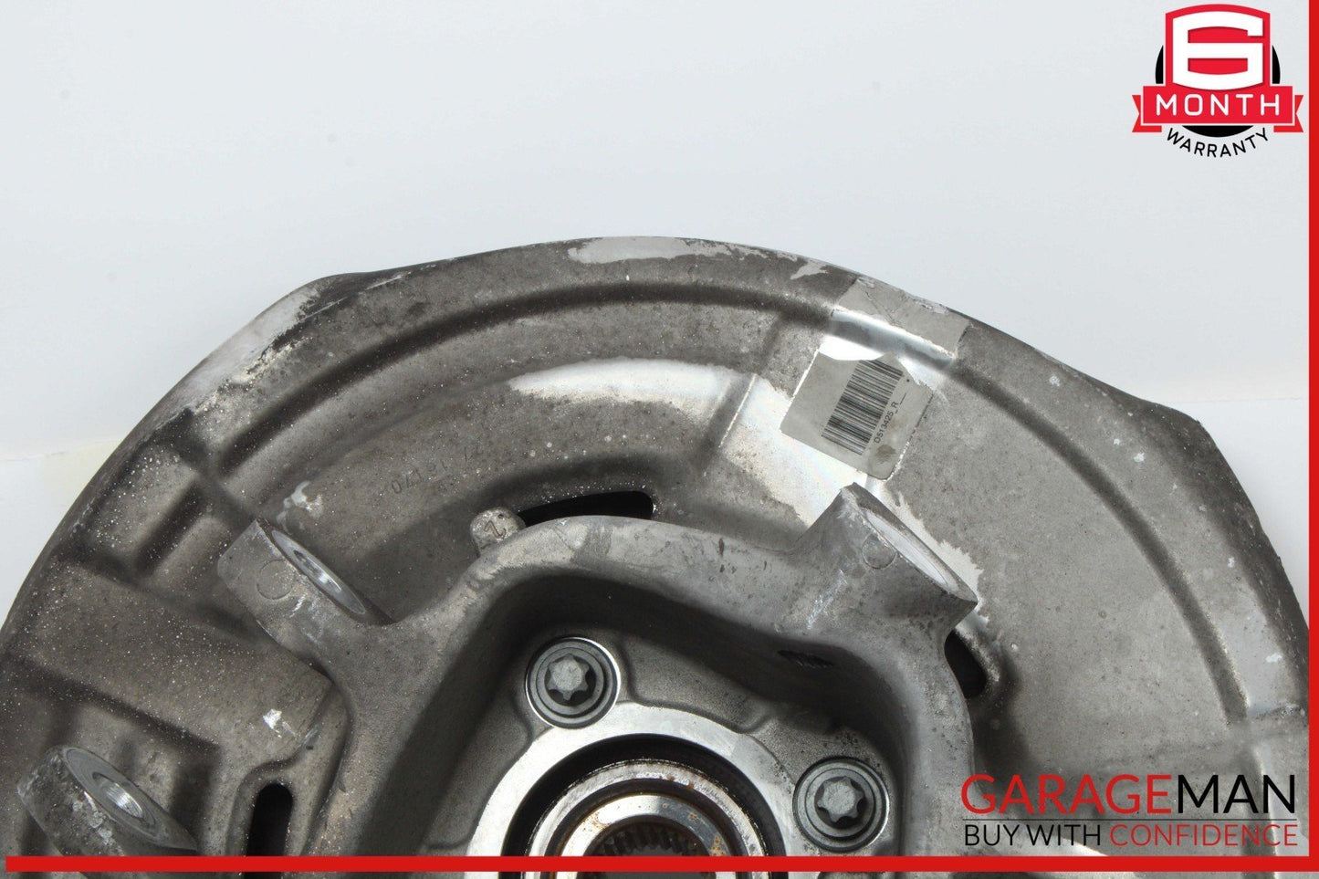 11-16 BMW 528i 535i 550i F10 Rear Right Side Spindle Knuckle w/ Rotor Disc