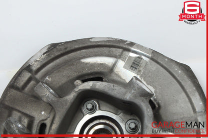 11-16 BMW 528i 535i 550i F10 Rear Right Side Spindle Knuckle w/ Rotor Disc