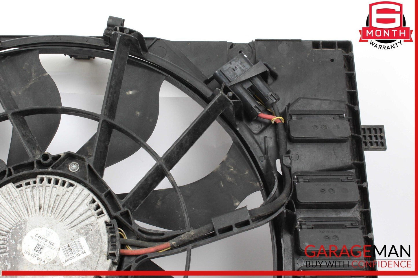 11-18 Porsche Cayenne 958 Engine Cooling Fan Motor Assembly OEM