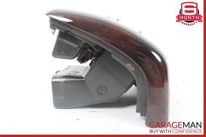 07-13 Mercedes W221 S550 Rear Center Console AC A/C Air Vent Trim Panel Wood OEM