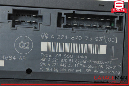07-13 Mercedes W221 S550 S63 Front Left Driver Side Under Seat Control Unit OEM