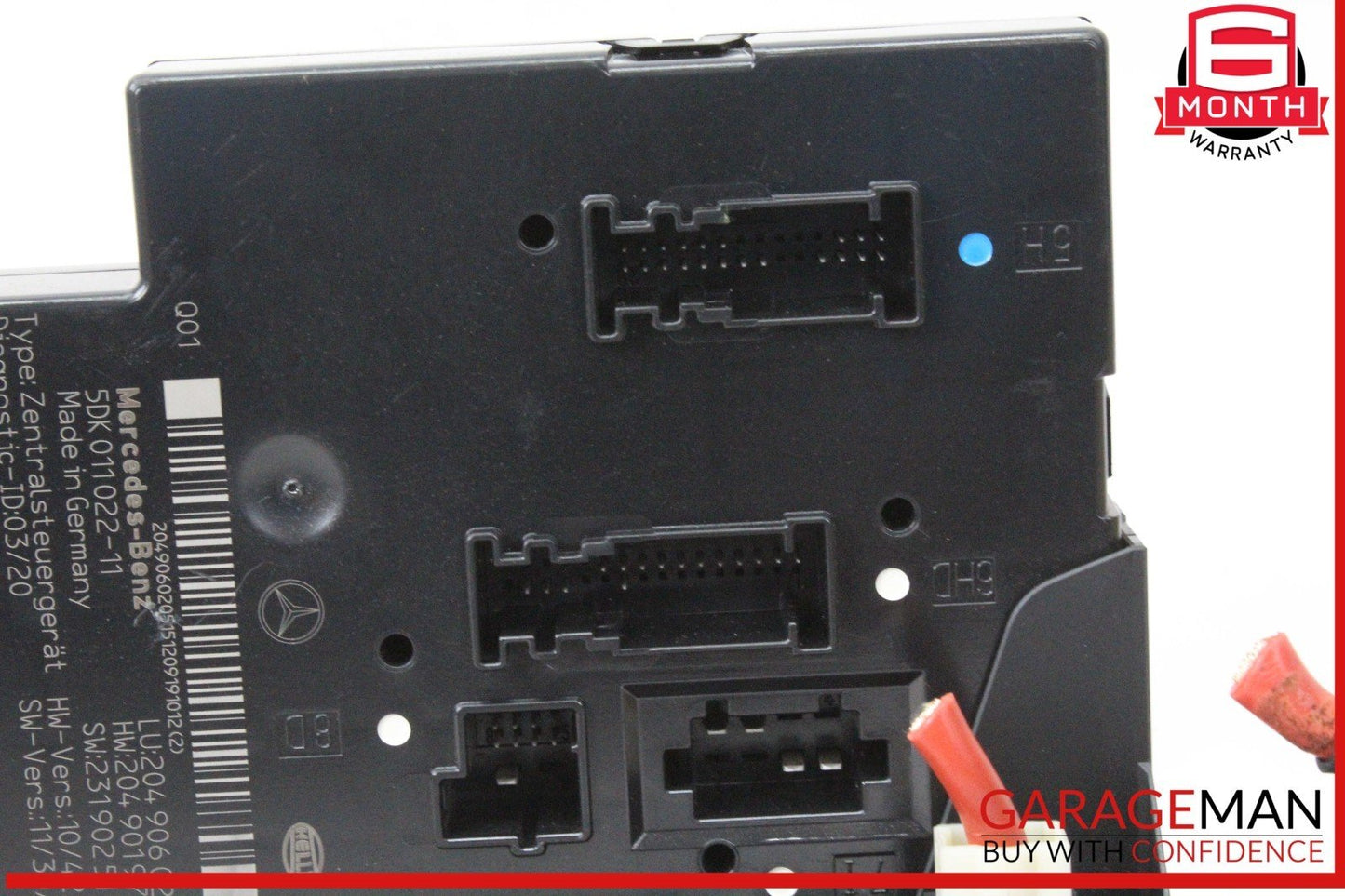 12-14 Mercedes W204 C250 CGI Rear Fuse Relay Box Module 2049060205 OEM