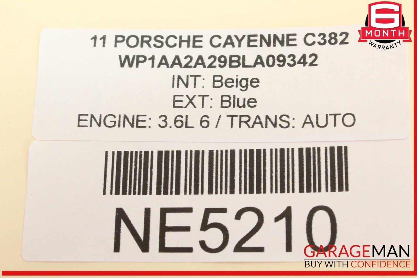 11-18 Porsche Cayenne 958 Front Right Side Seat Occupancy Control Module OEM