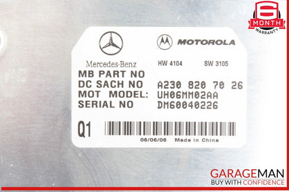 06-12 Mercedes W211 E63 AMG GL450 Communication Control Module 2308207026 OEM