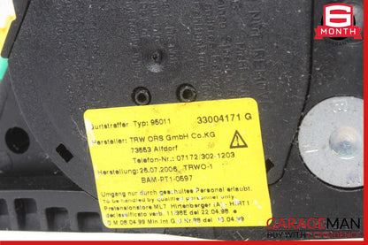 03-08 Maserati Quattroporte M139 Front Left Driver Side Seat Belt Black OEM