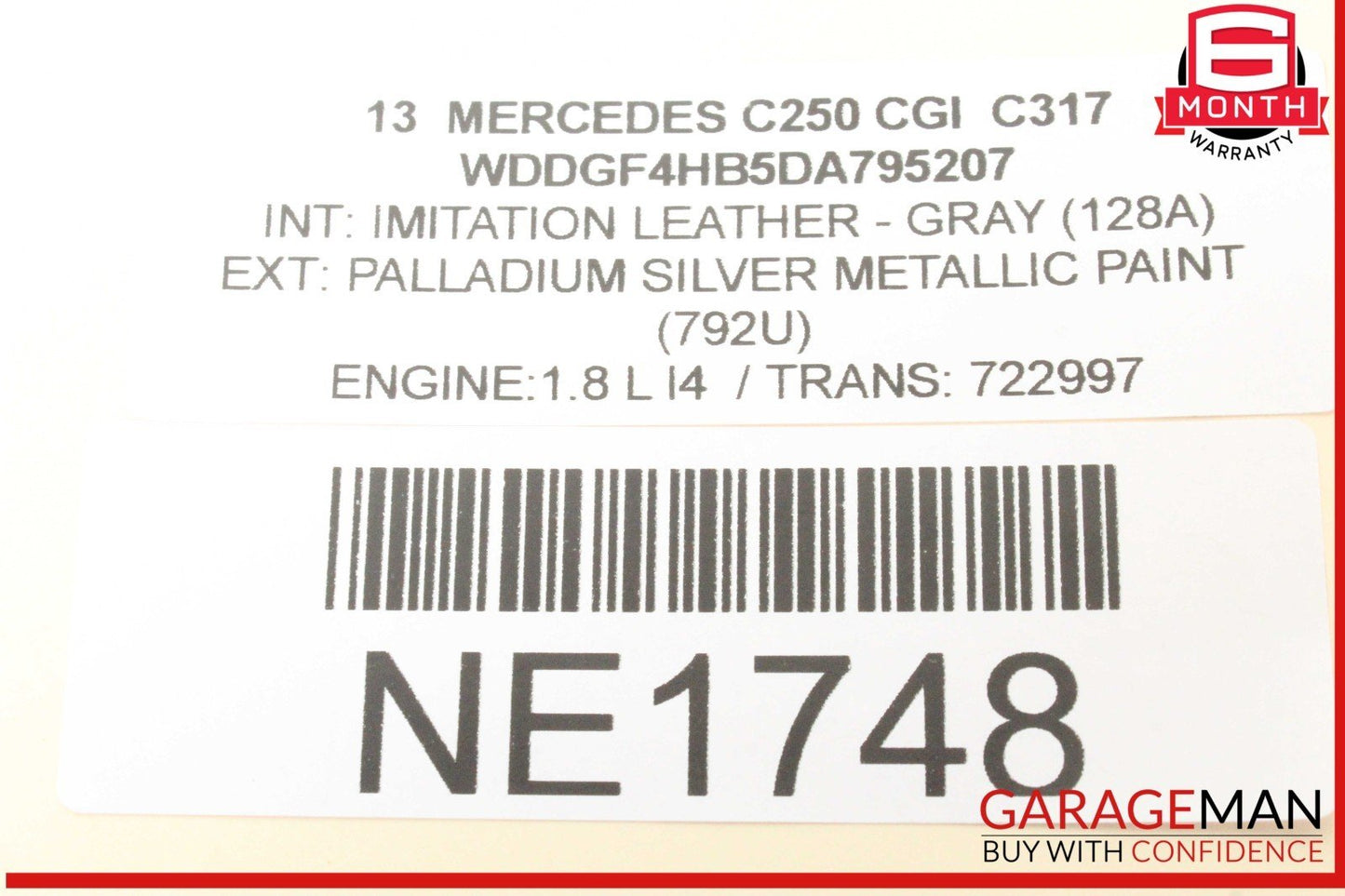 08-18 Mercedes W204 C250 CGI CLS550 Rear Right Side Door Control Module OEM