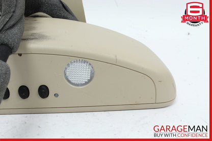 08-14 Mercedes W204 C250 C300 C63 AMG Top Upper Rear View Mirror Assembly Beige