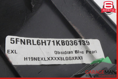 18-24 Honda Odyssey Front Left Side B Pillar Lower Trim Cover OEM
