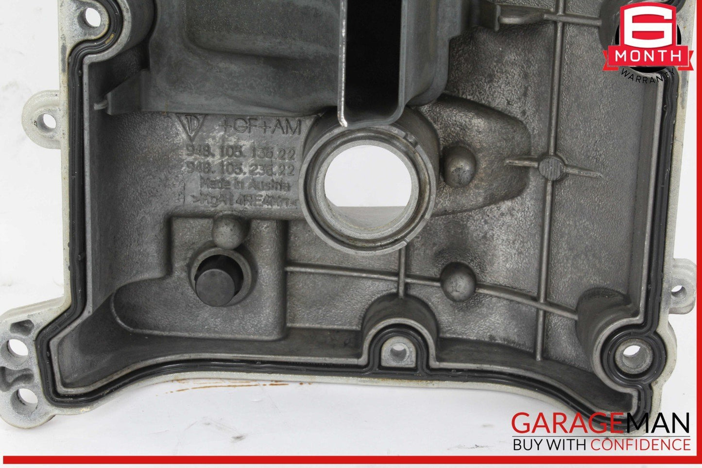 10-16 Porsche Panamera 970 Cayenne 958 4.8L Left Side Cylinder Head Cover OEM