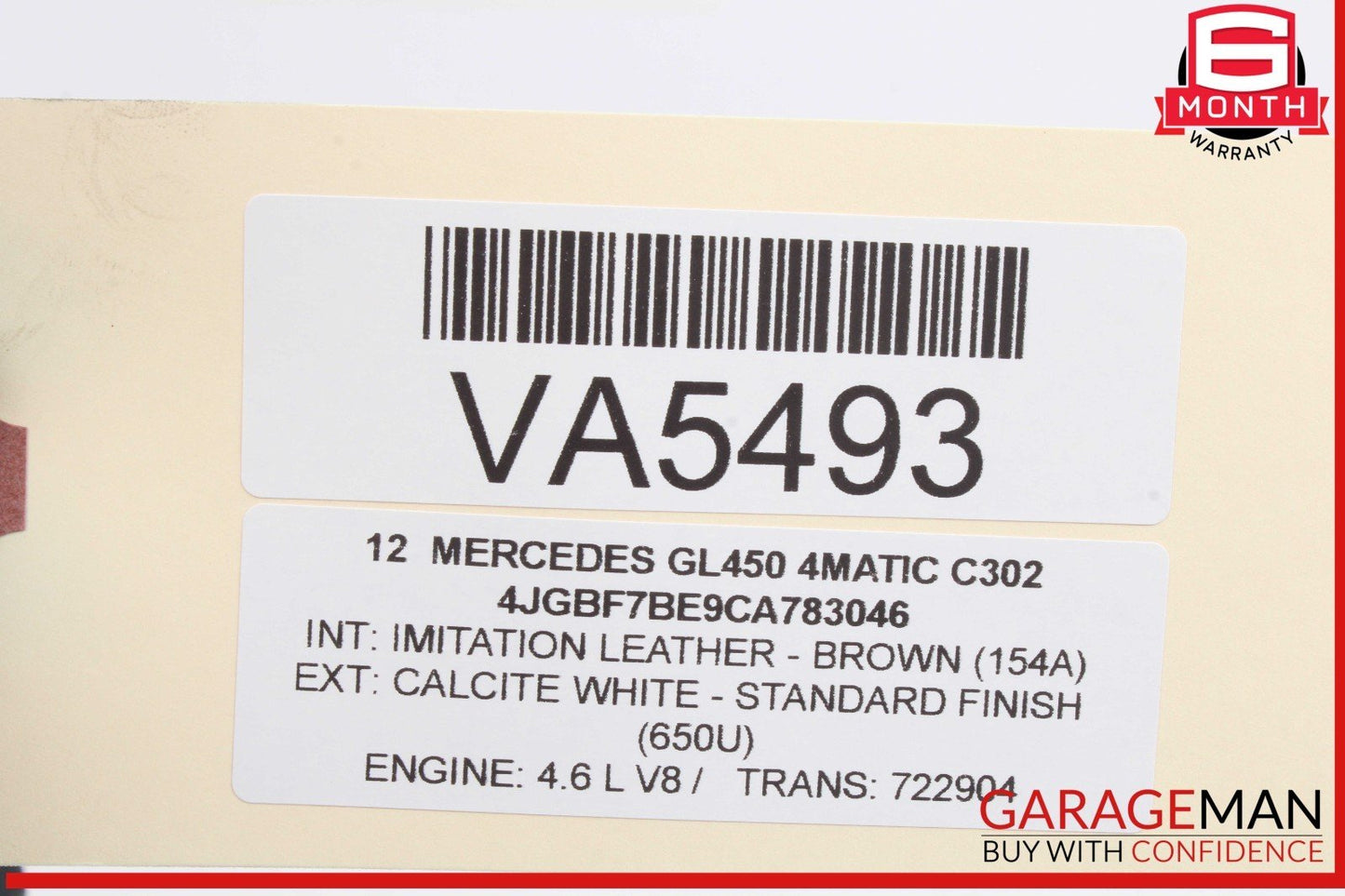 06-12 Mercedes X164 GL450 4MATIC ML550 Front Right Side Reinforcement Bracket