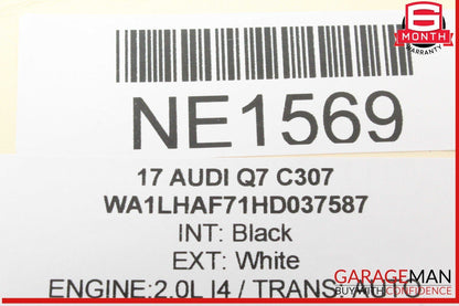 17-24 Audi Q7 S5 A5 Surround View Camera 5Q0980546A OEM