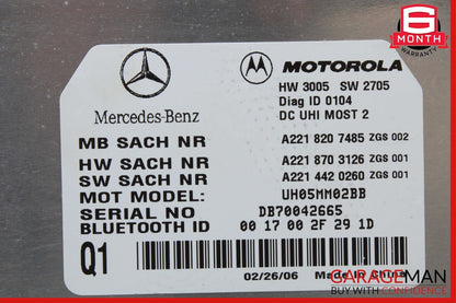 07-13 Mercedes W221 S550 S600 S63 AMG Bluetooth Control Module 2218207485 OEM