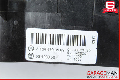 06-11 Mercedes X164 GL450 ML550 Rear A/C Heater Climate Control Switch Unit OEM