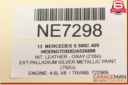 10-14 Mercedes W221 S550 S400 CL550 Keyless Go Entry Control Module Unit OEM