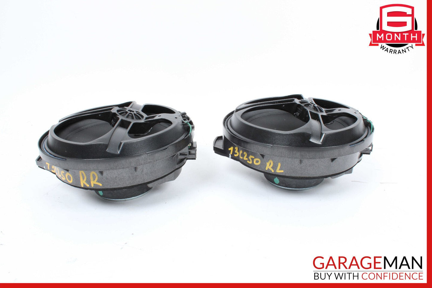 08-14 Mercedes W204 C250 Rear Door Audio Speaker Set of 2 Pc OEM