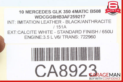 10-16 Mercedes X204 GLK350 Trunk Remote Power Closing Latch Lock 2047500060 OEM