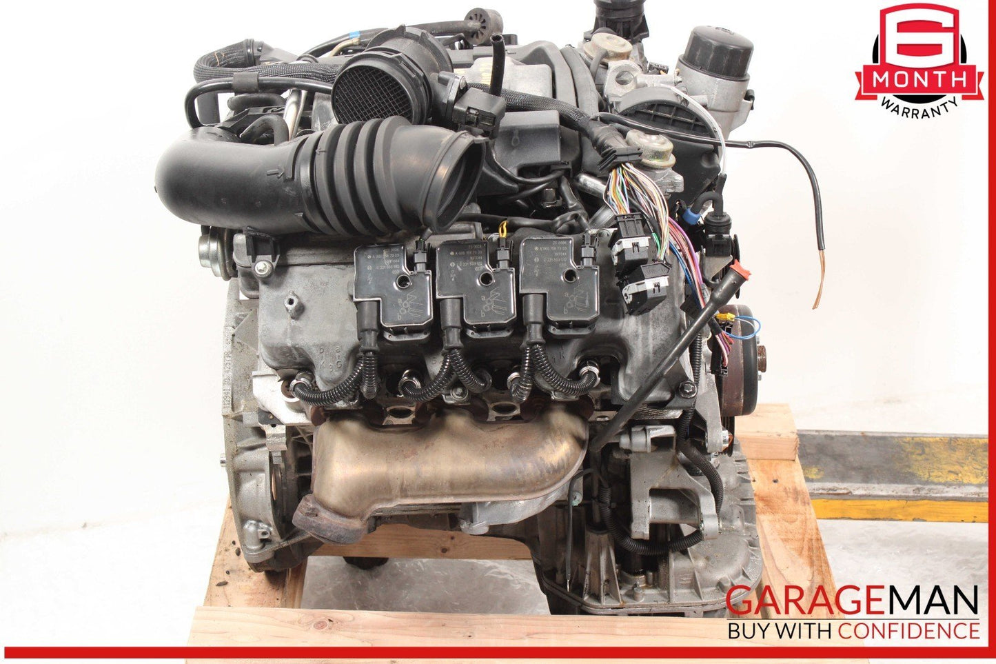 98-02 Mercedes W210 E320 ML320 CLK320 3.2L V6 Engine Motor Block Assembly 142k