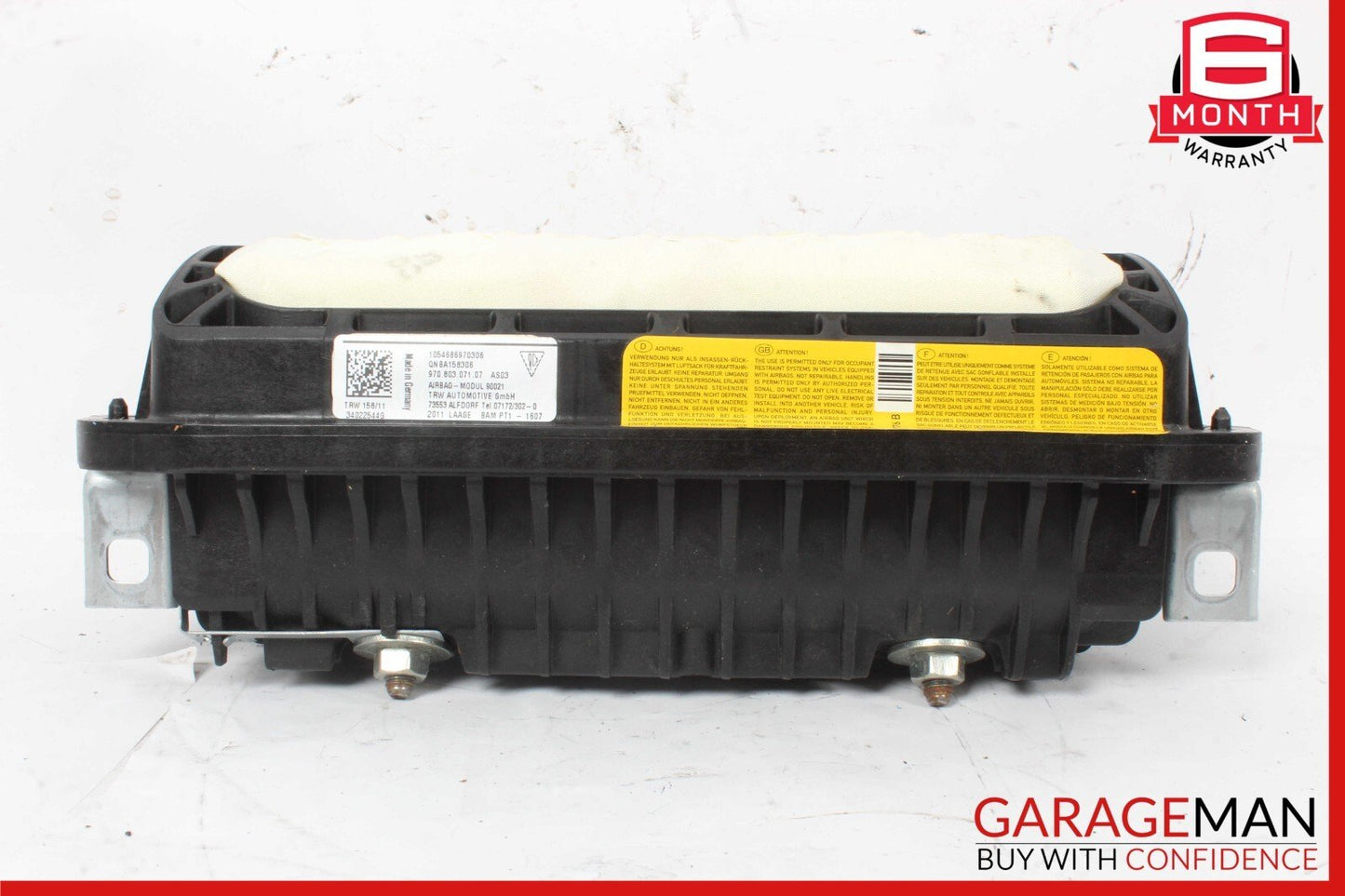 10-16 Porsche Panamera 970 Front Right Side Dash Dashboard Air Bag Airbag OEM