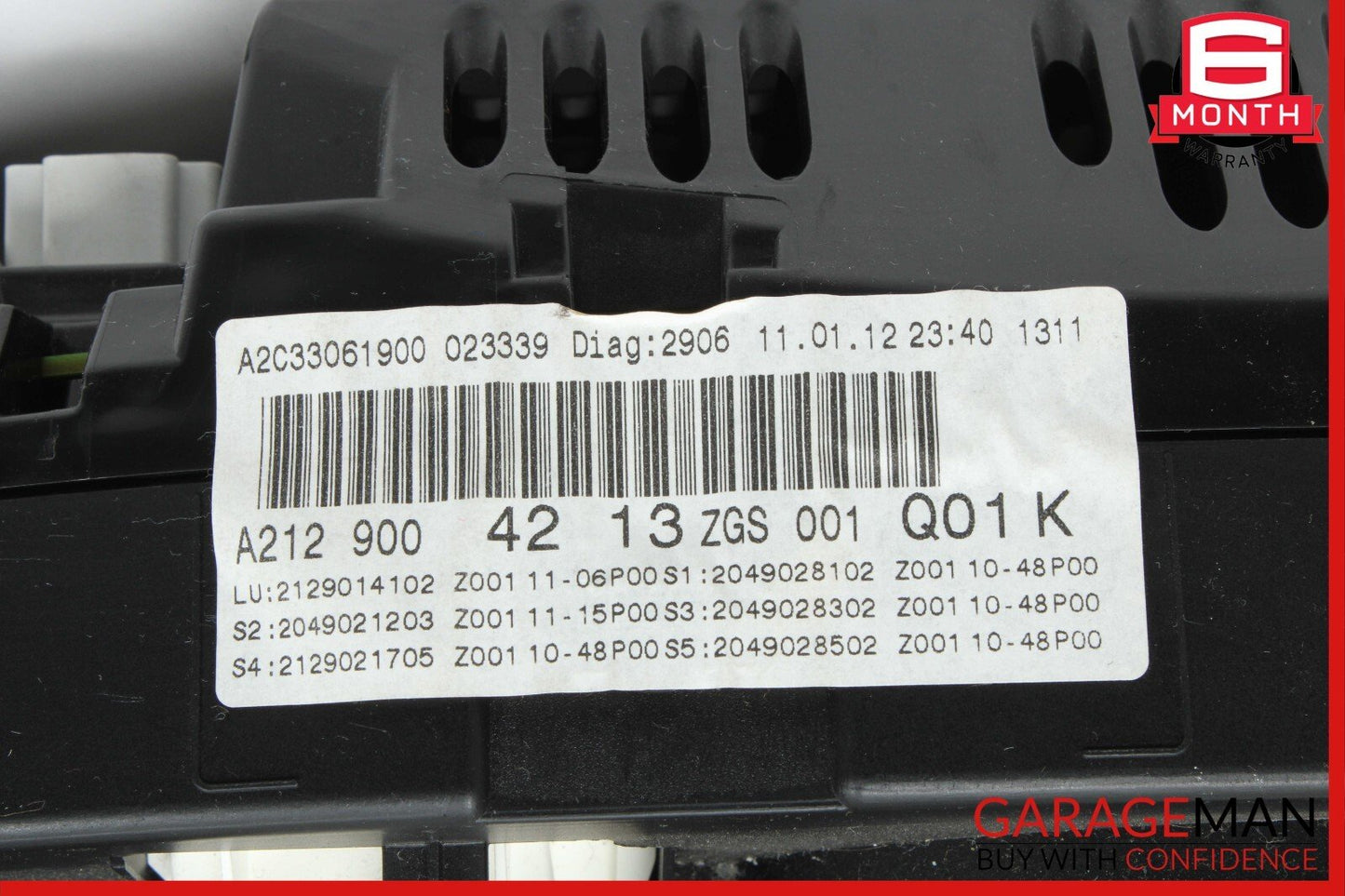 2012 Mercedes W207 E550 E350 Speedometer Odometer Instrument Cluster Gauge OEM