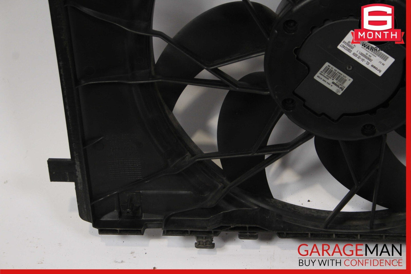 08-18 Mercedes GLK350 C300 Engine Radiator Cooling Fan Shroud Motor Assembly