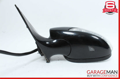 07-09 Mercedes W221 S550 S600 Front Left Side Mirror Door Rear View Black OEM