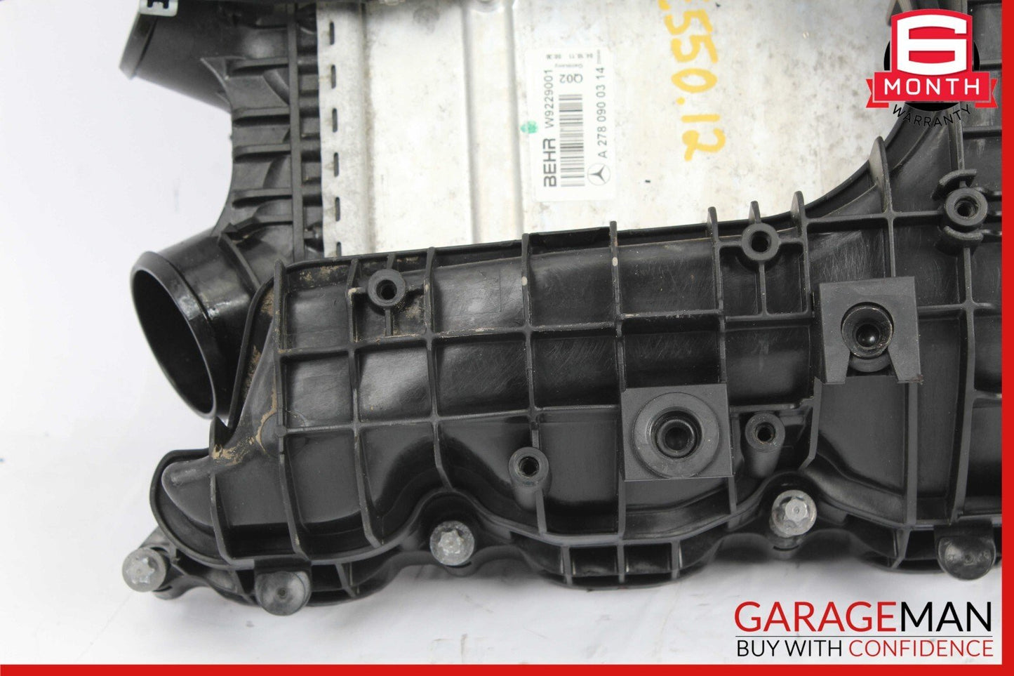 Mercedes E550 CLS550 Air Intake Manifold Distributor Engine Intercooler Radiator