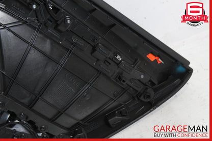 15-20 Audi A3 S3 Rear Left Driver Side Door Panel Black OEM