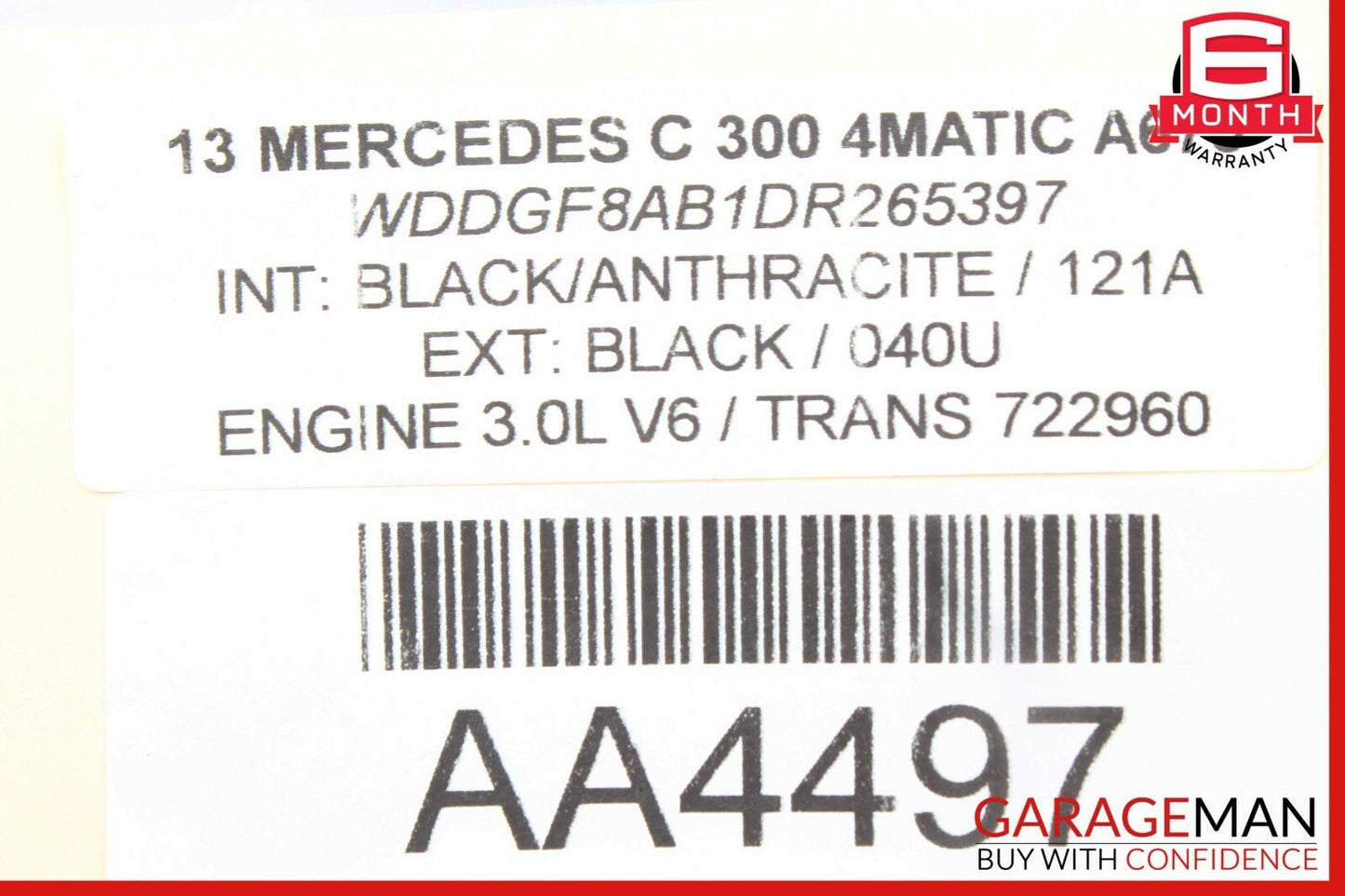 08-15 Mercedes W204 C300 C63 AMG Rear Left / Right Suspension Lower Control Arm