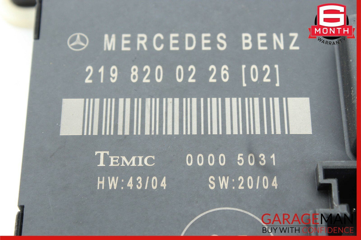 06-11 Mercedes W219 CLS500 Rear Left Door Computer Controller Module Unit