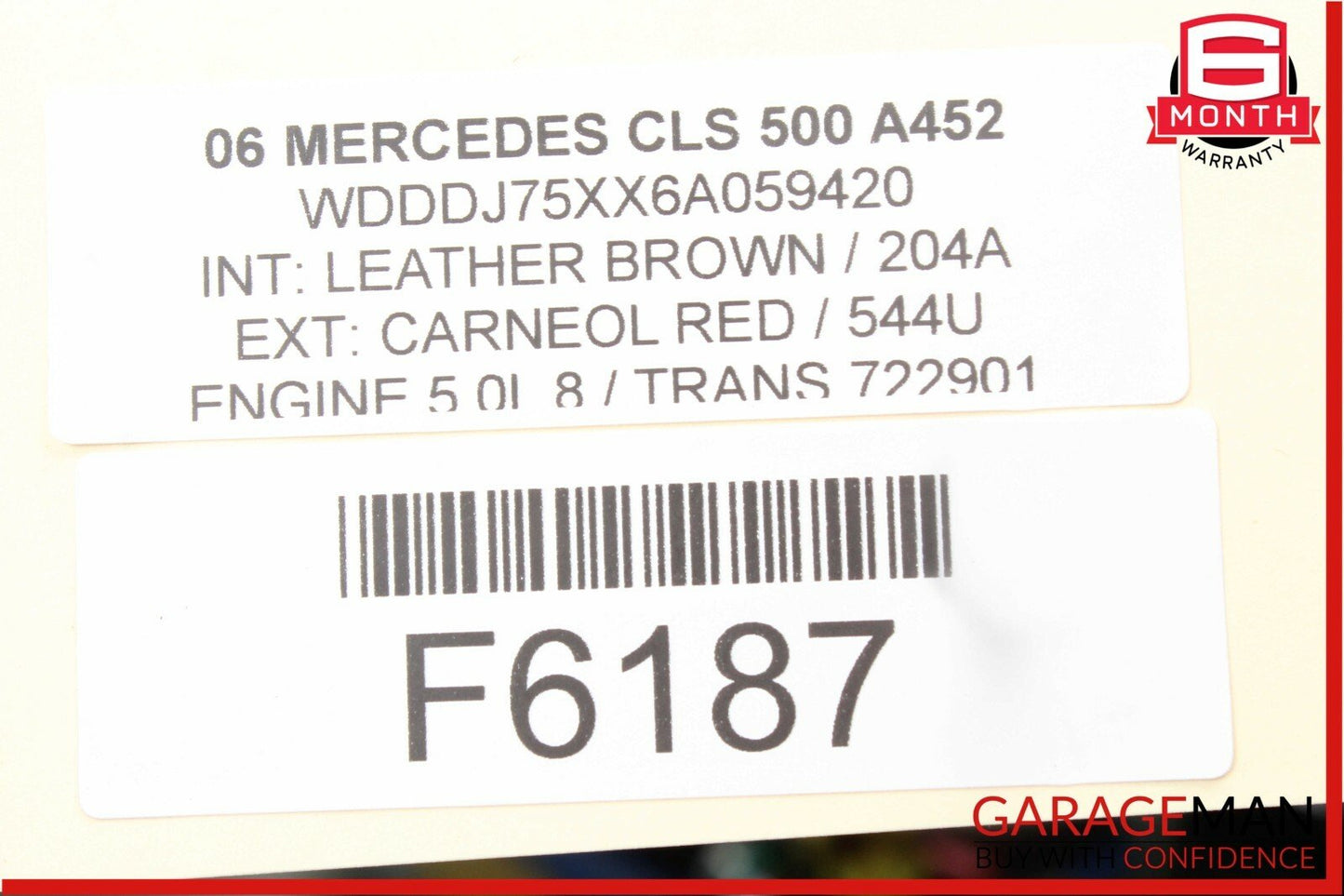06-11 Mercedes W219 CLS500 E63 AMG Rear Right Door Keyless Go Control Module OEM