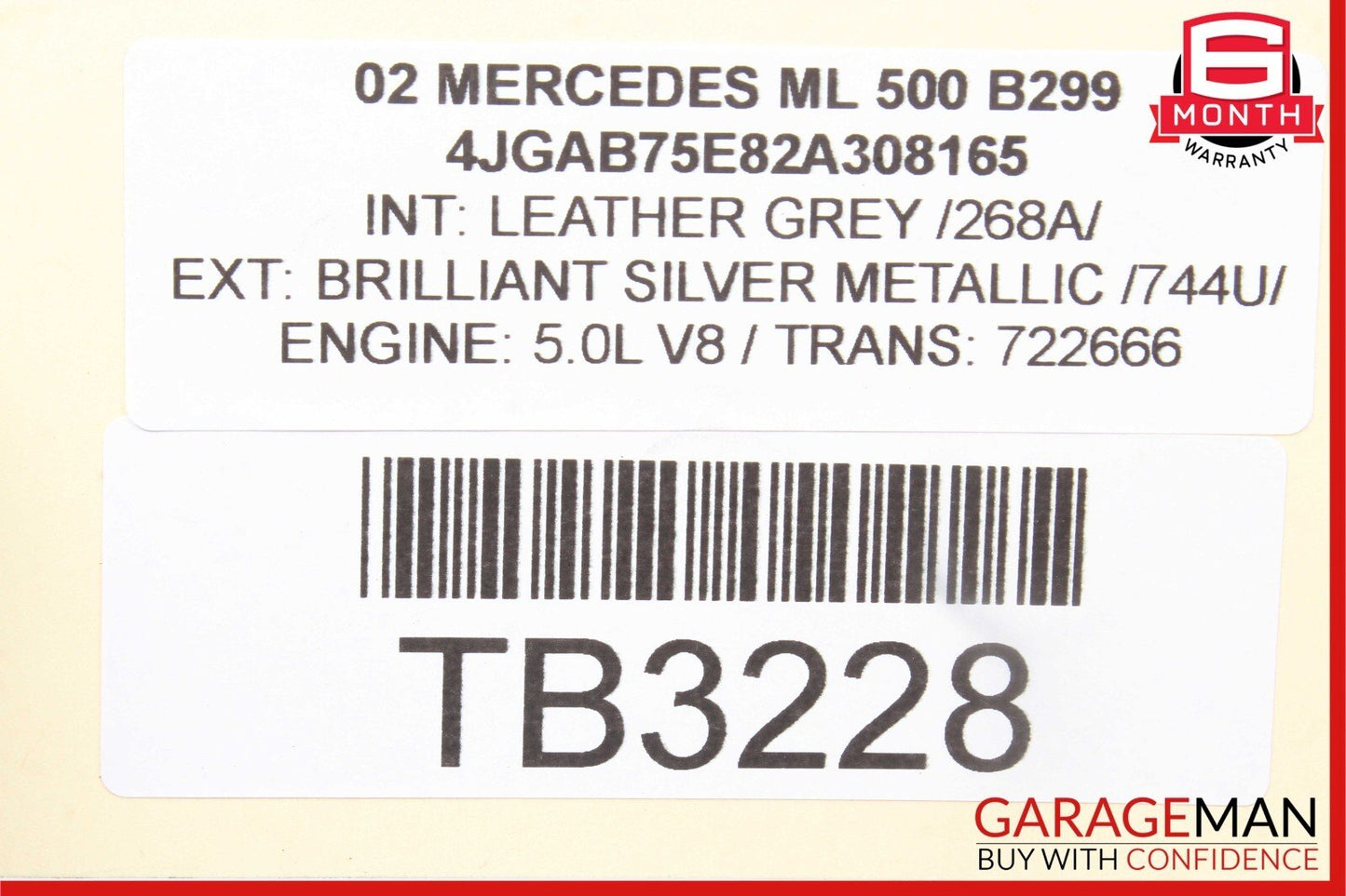 98-05 Mercedes W163 ML500 ML350 ML55 AMG Front Right Side Axle CV Half Shaft OEM