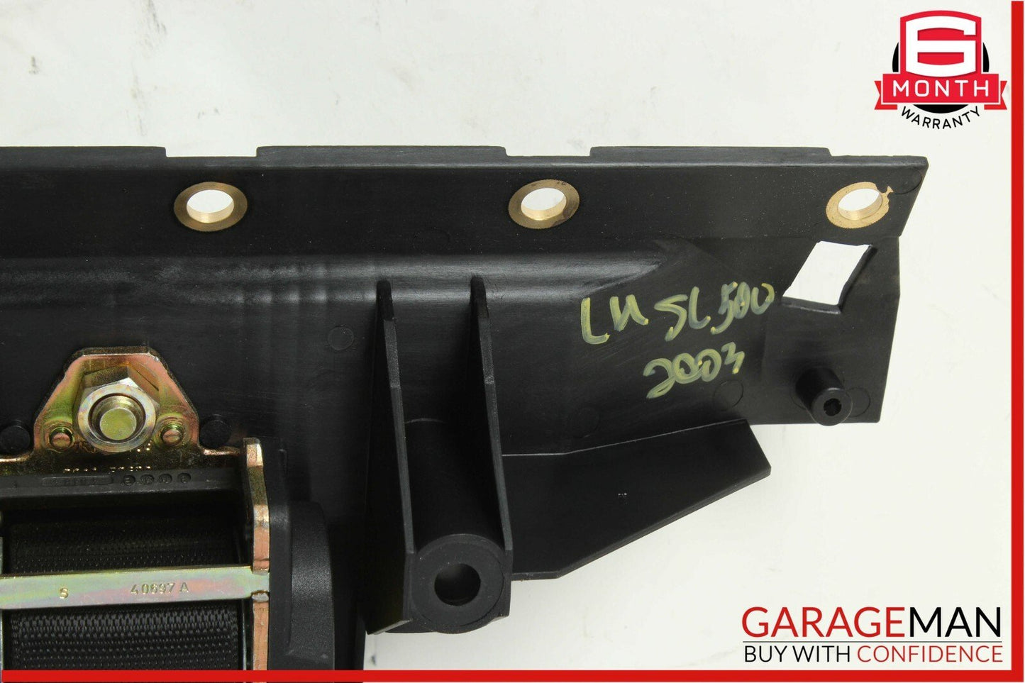03-08 Mercedes R230 SL500 Rear Left Luggage Seat Belt Retractor Speaker Assembly