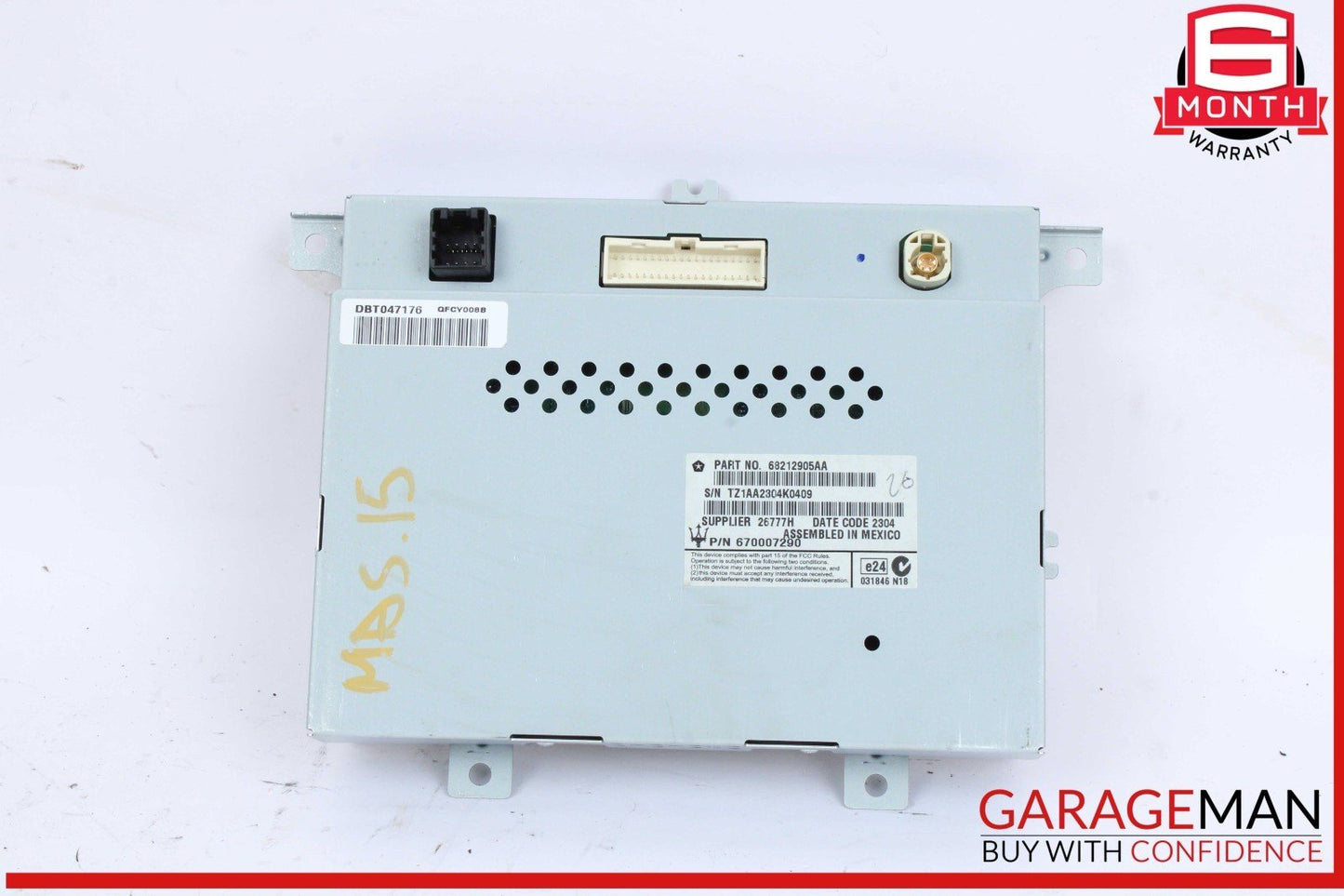 14-17 Maserati Ghibli Dashboard Dash Information Display Media Monitor OEM