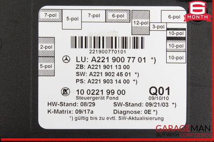 07-13 Mercedes W221 S400 Hybrid Rear Right or Left Side Door Control Module OEM