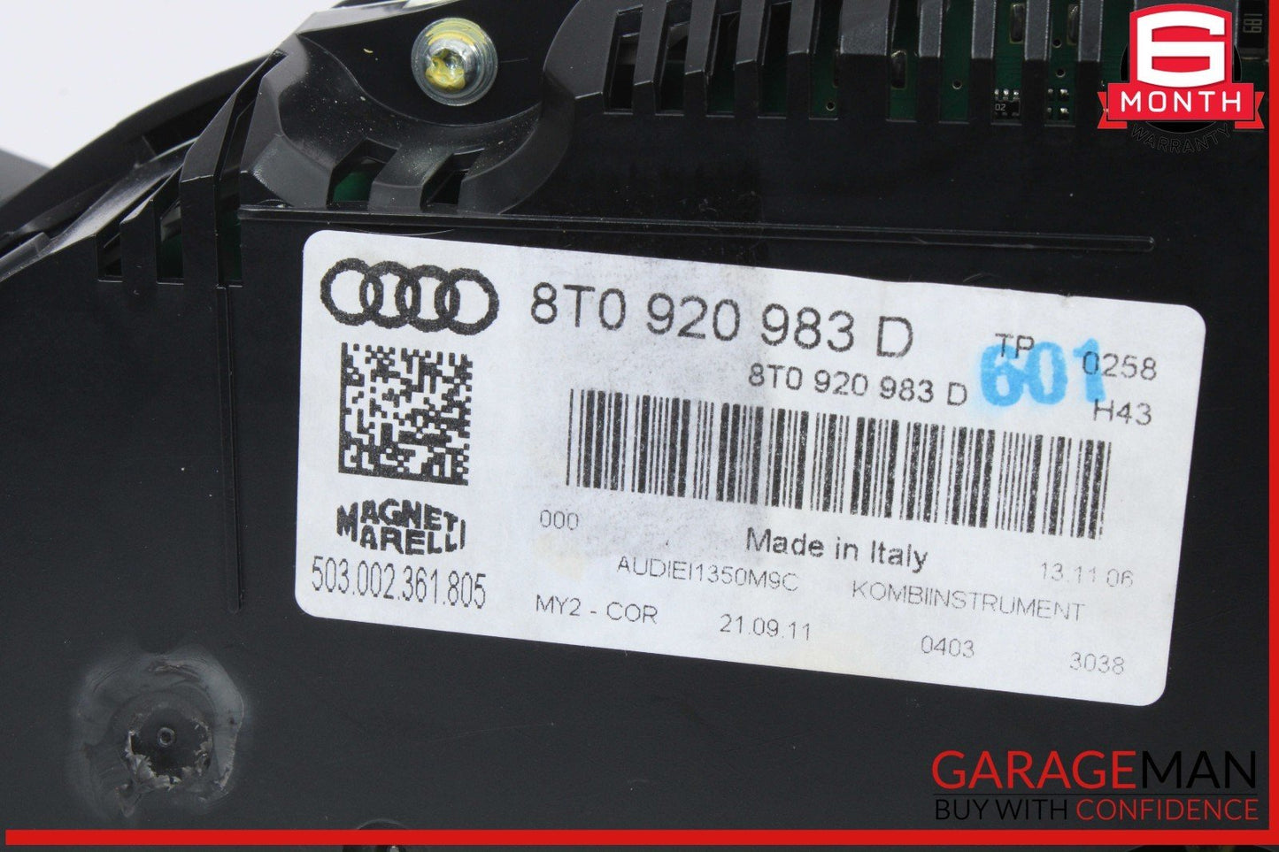 11-12 Audi S5 4.2L Speedometer Instrument Cluster Gauge 8T0920983D OEM