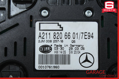 03-11 Mercedes W219 CLS550 E55 Rear Overhead Dome Light Gray 2118206601 OEM