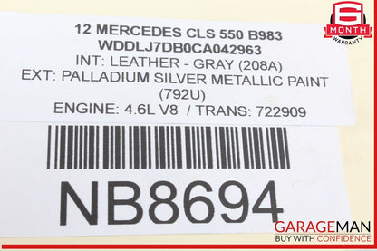 12-20 Mercedes W218 CLS550 SL550 CLS63 Crank Shaft Pulley Harmonic Dampener OEM