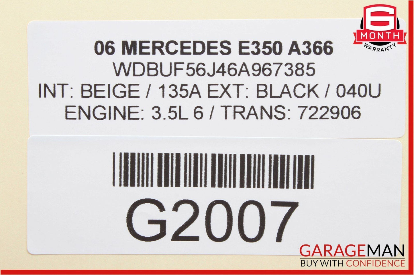 03-09 Mercedes W211 E320 E350 Front Left Driver Side Door Lock Latch Actuator