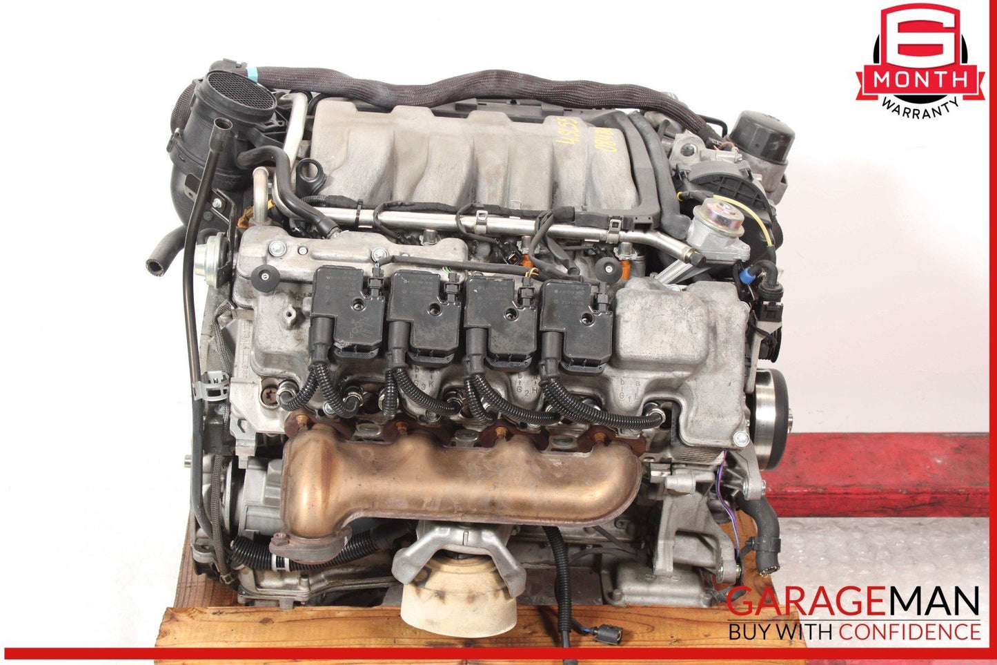 03-06 Mercedes R230 SL500 RWD Engine Motor Block Assembly OEM 197k