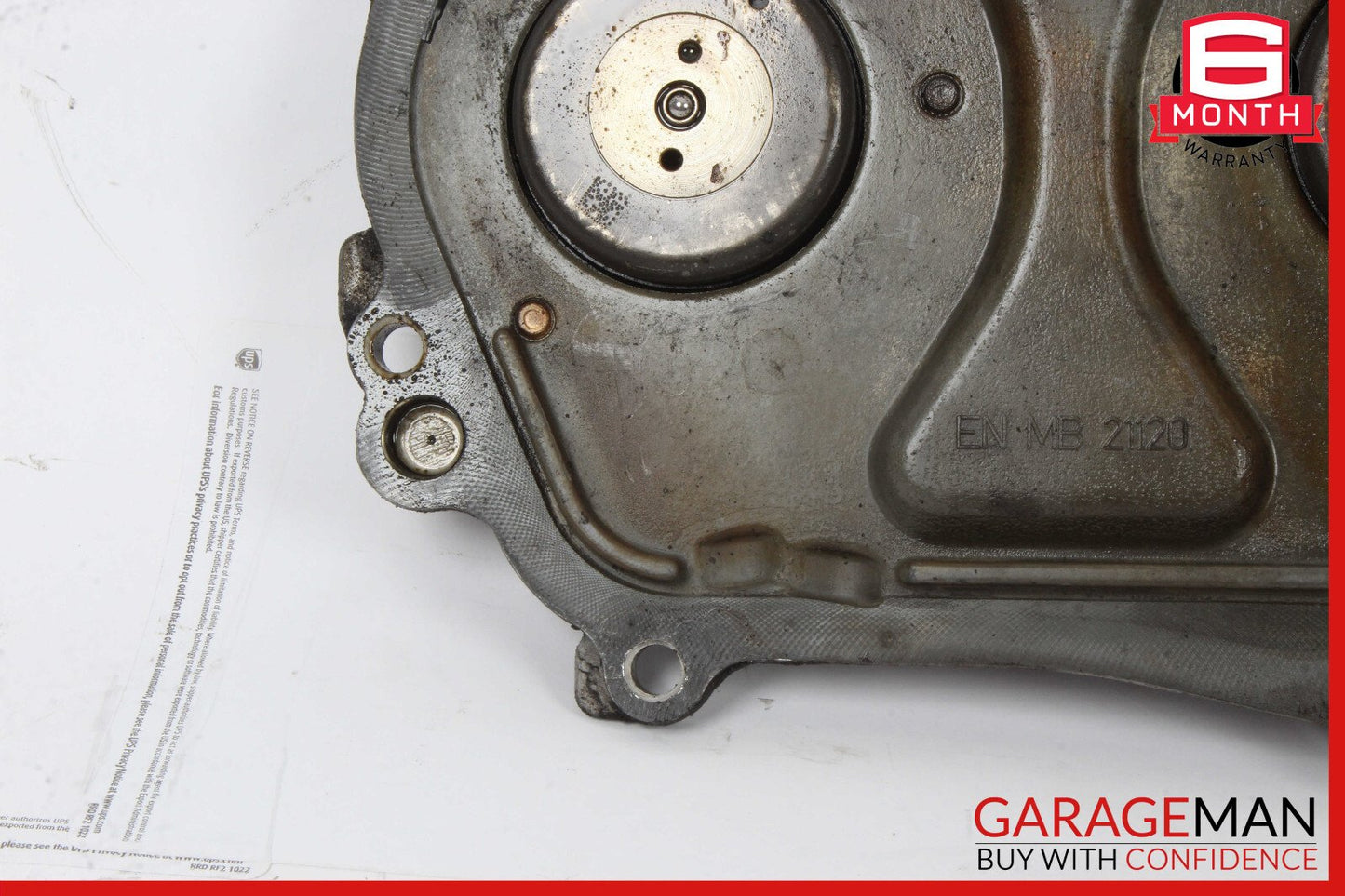 12-18 Mercedes X166 GL450 Front Right / Left Engine Timing Chain Cover Plate