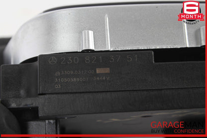 03-06 Mercedes R230 SL500 Convertible Top Roof ABC Mirror Control Switch OEM