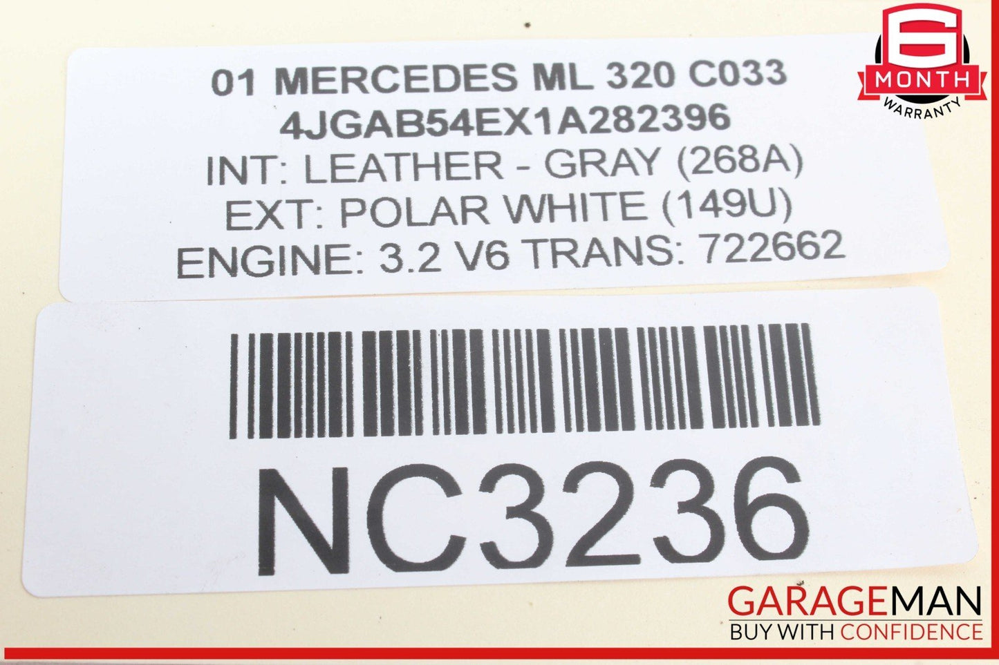00-08 Mercedes W163 ML320 Power Steering Pump Reservoir Assembly 0004600183 OEM
