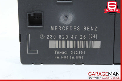 03-08 Mercedes R230 SL500 Front Left Driver Side Door Control Module Unit Q3 OEM