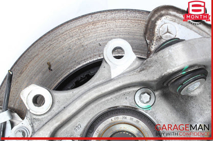 15-20 Mercedes W205 C300 C400 Rear Right Side Spindle Knuckle Hub w/ Rotor Disc