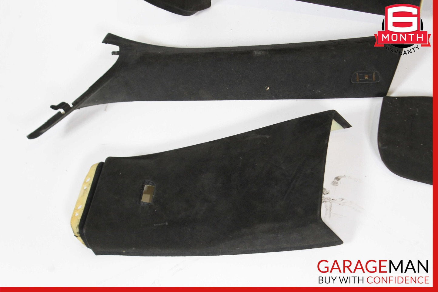 13-19 BMW 640i Roof Headliner Pillar Trim Cover Set OEM