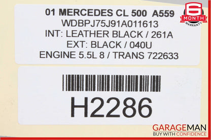 00-02 Mercedes CL500 S430 S500 ABS Anti Lock Brake Pump ESP Module Unit